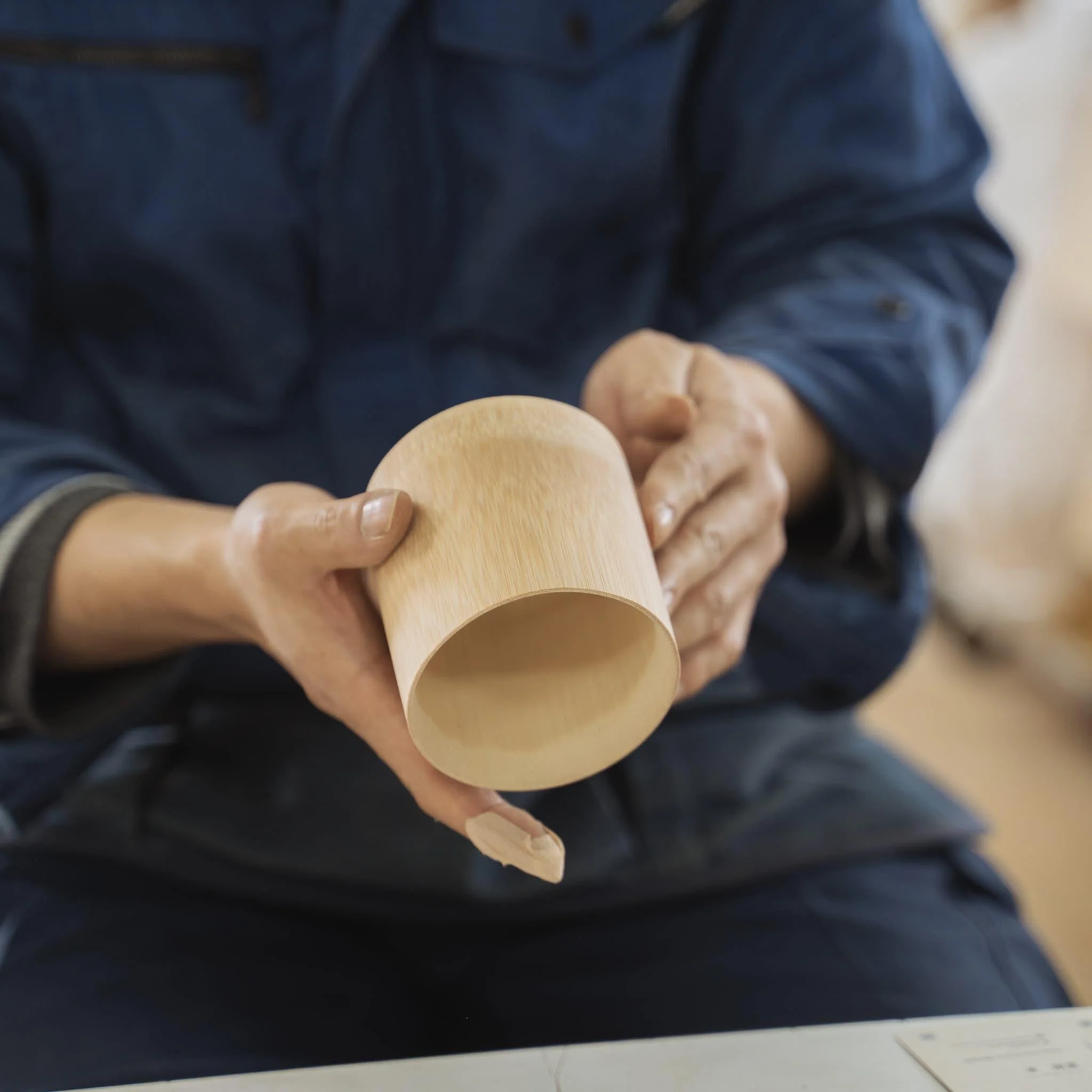Japanese Bamboo Sake Set - Tin Makie - Image 12