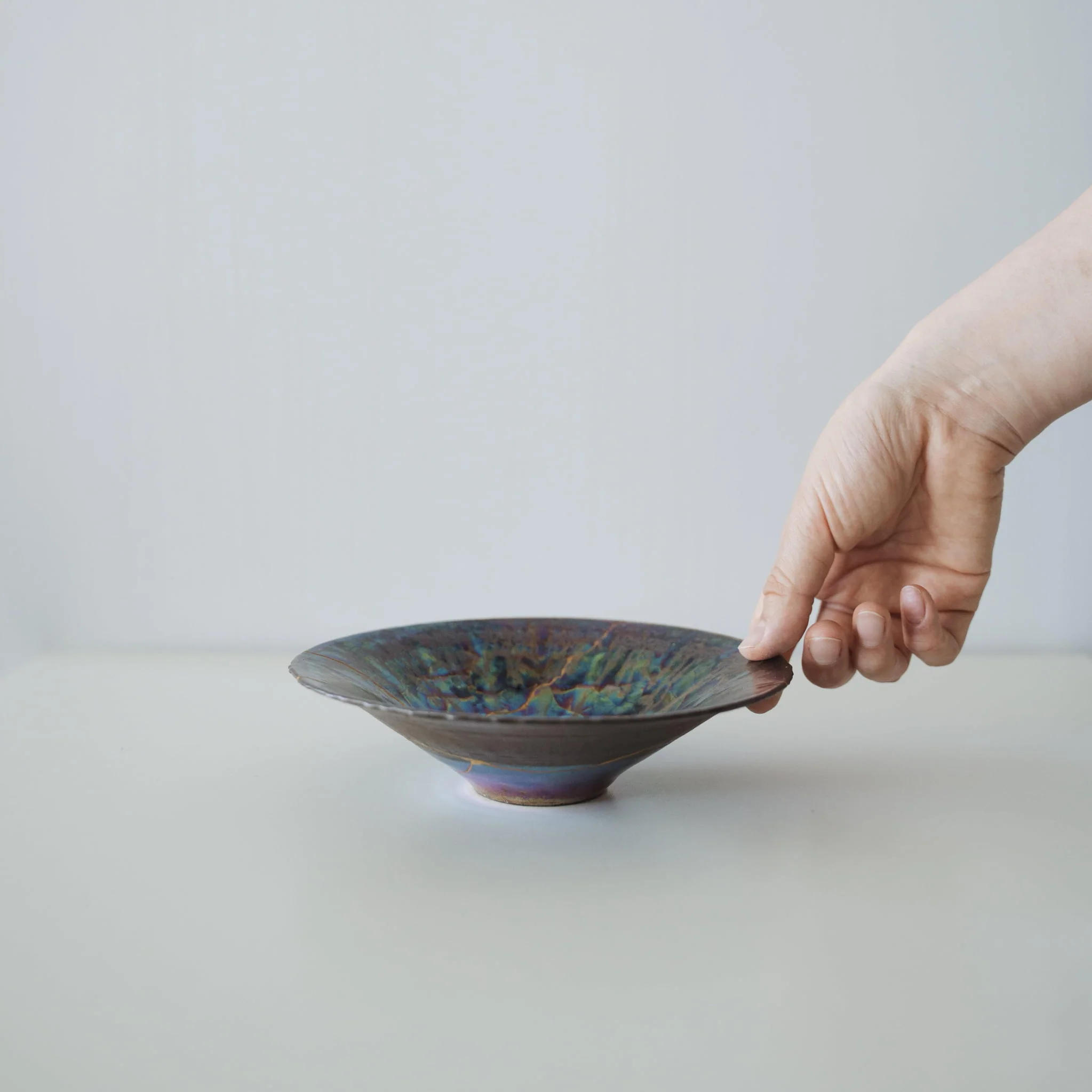 Kintsugi Bowl "Blue Moon" - Image 5