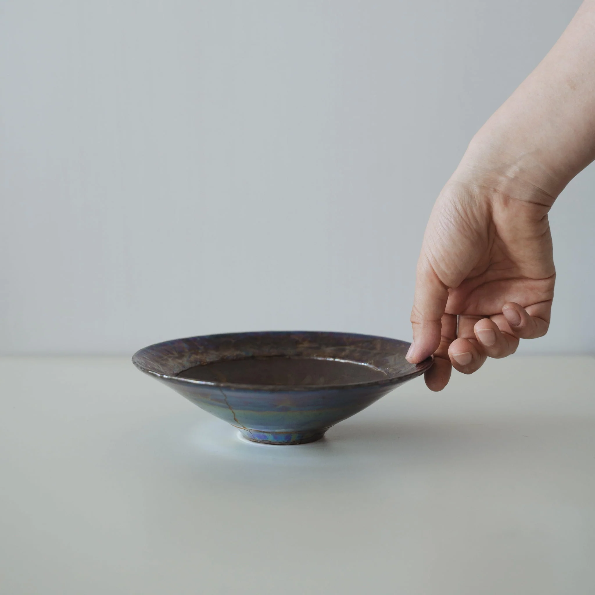 Kintsugi Bowl "Dark Nebula" with a Paulownia Wood Box - Image 4