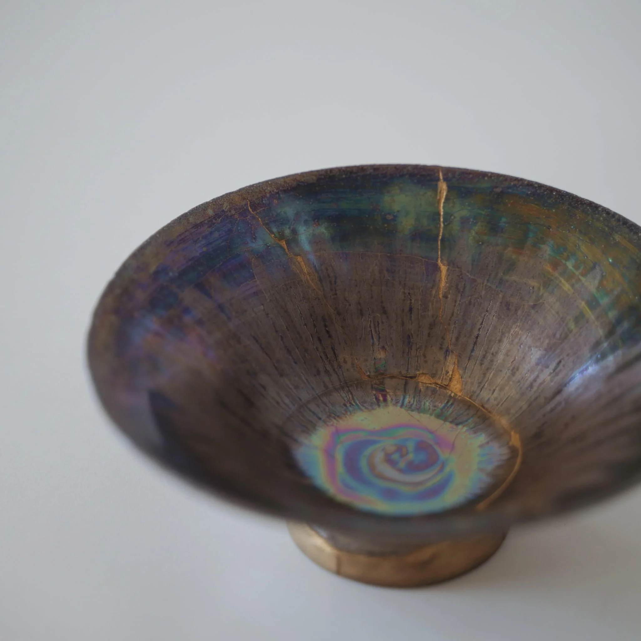 Kintsugi Bowl "Iris Rose" - Image 3