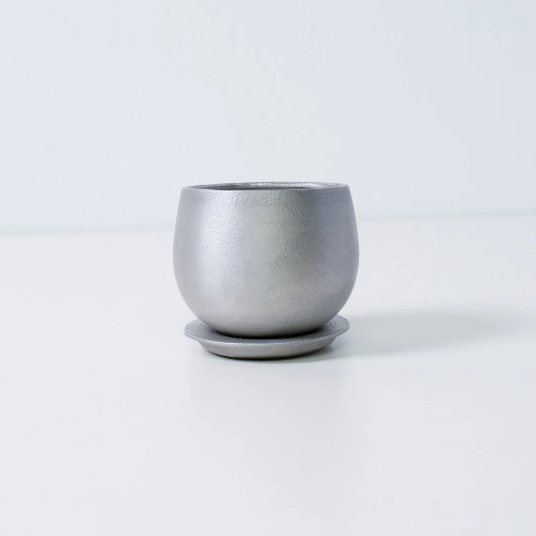 Japanese Aluminum Cast Sake Cup "yurayura" - Image 5