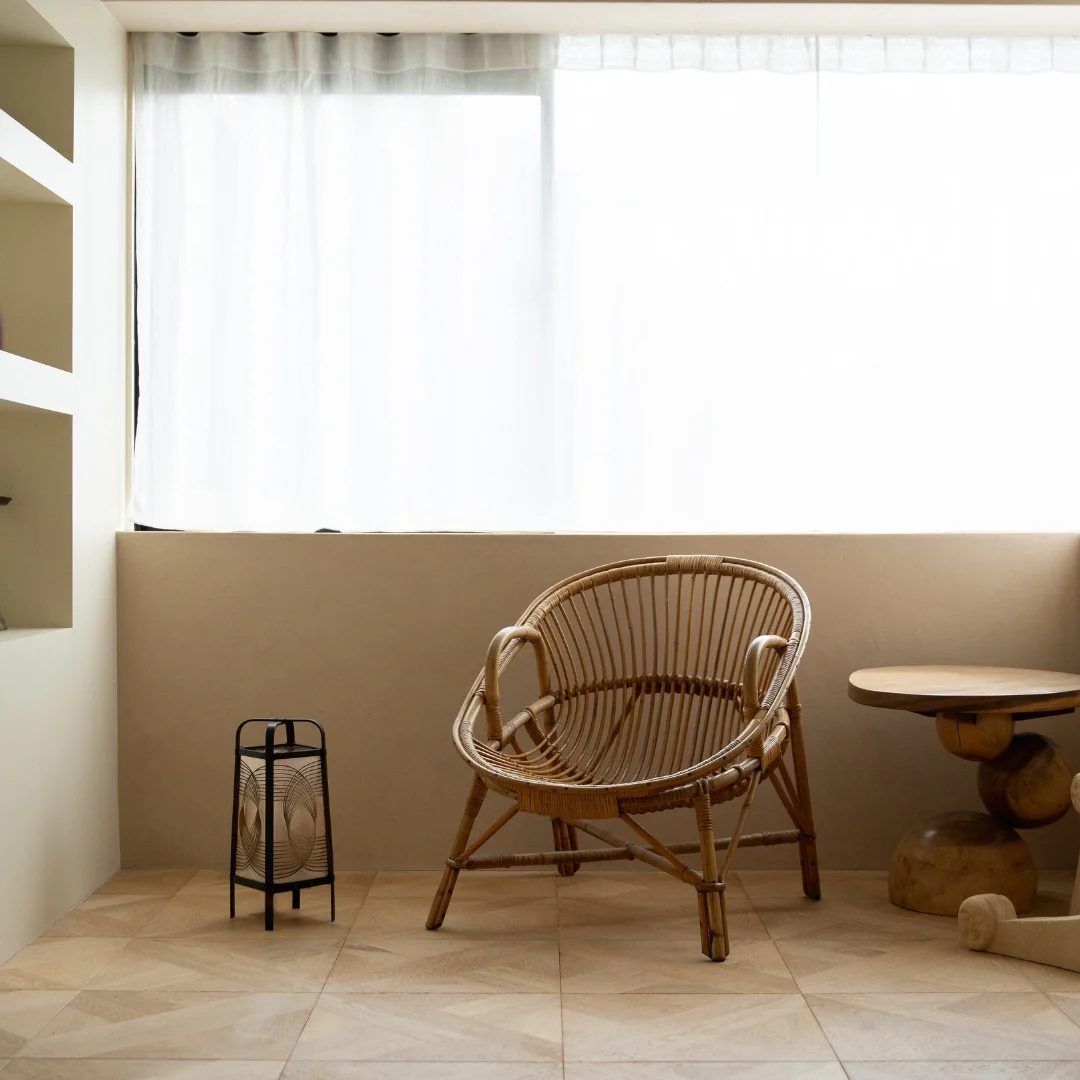 Japanese Bamboo Floor Lamp "Sunlight" - Image 3