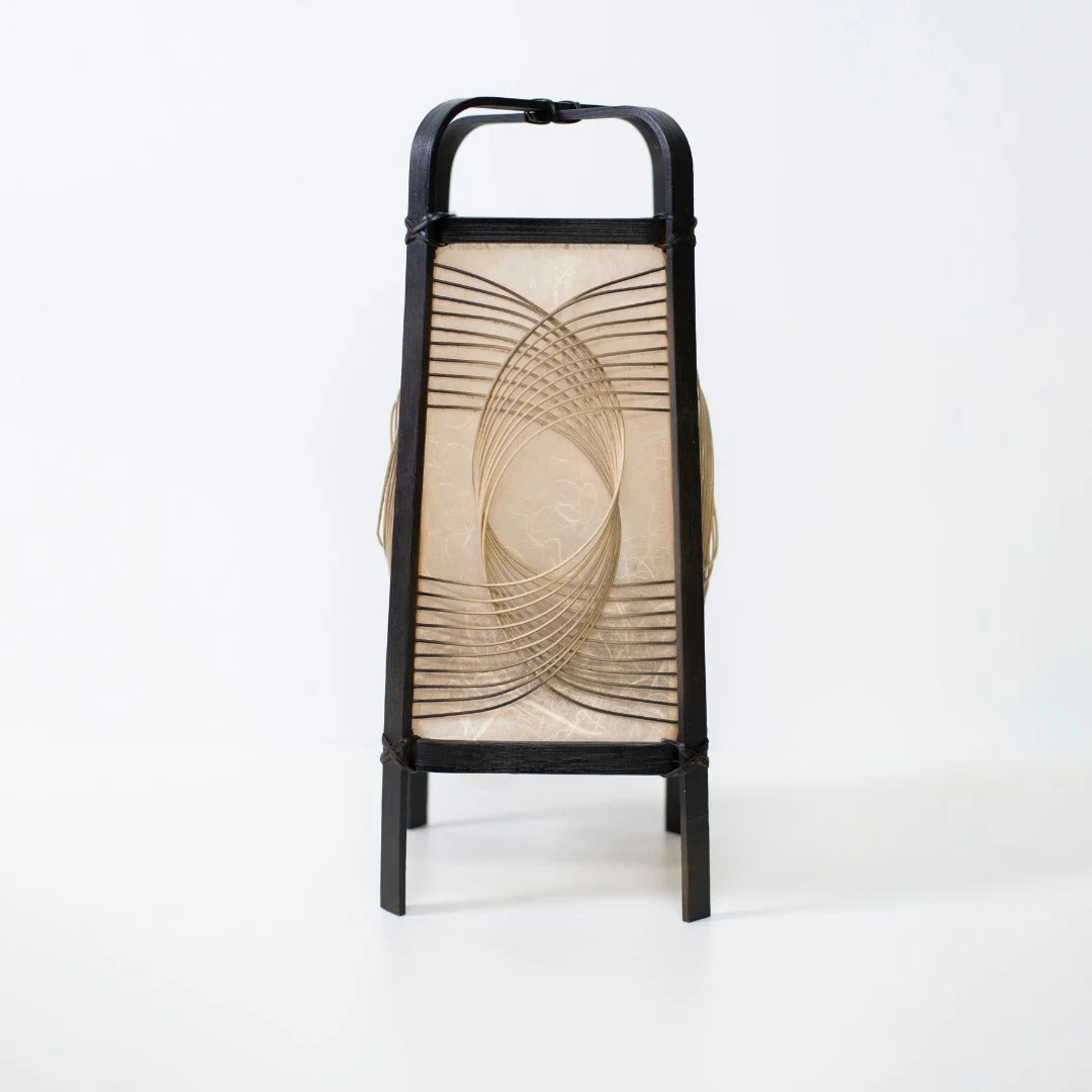 Japanese Bamboo Floor Lamp "Sunlight" - Image 5
