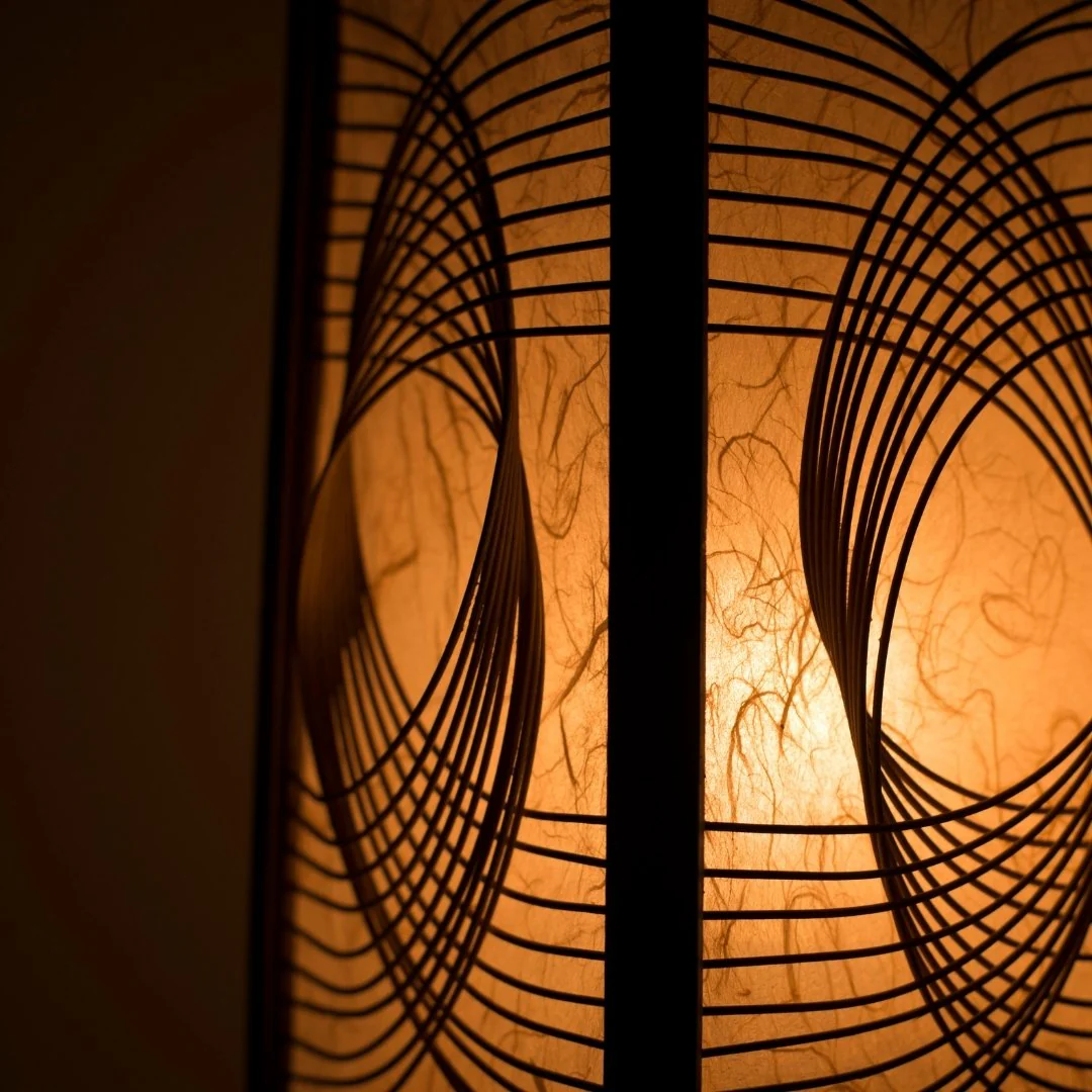 Japanese Bamboo Floor Lamp "Sunlight" - Image 7