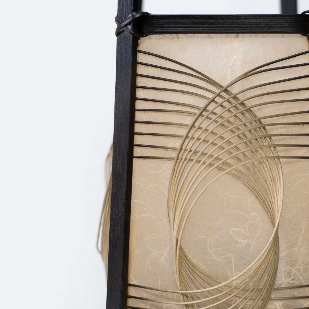 Japanese Bamboo Floor Lamp "Sunlight" - Image 8