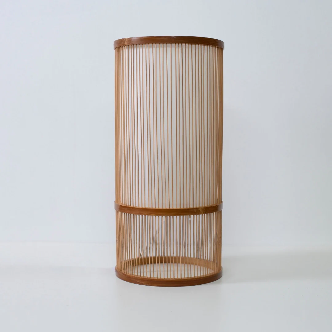 Japanese Bamboo Floor Lamp "Tutu" Small - Image 5