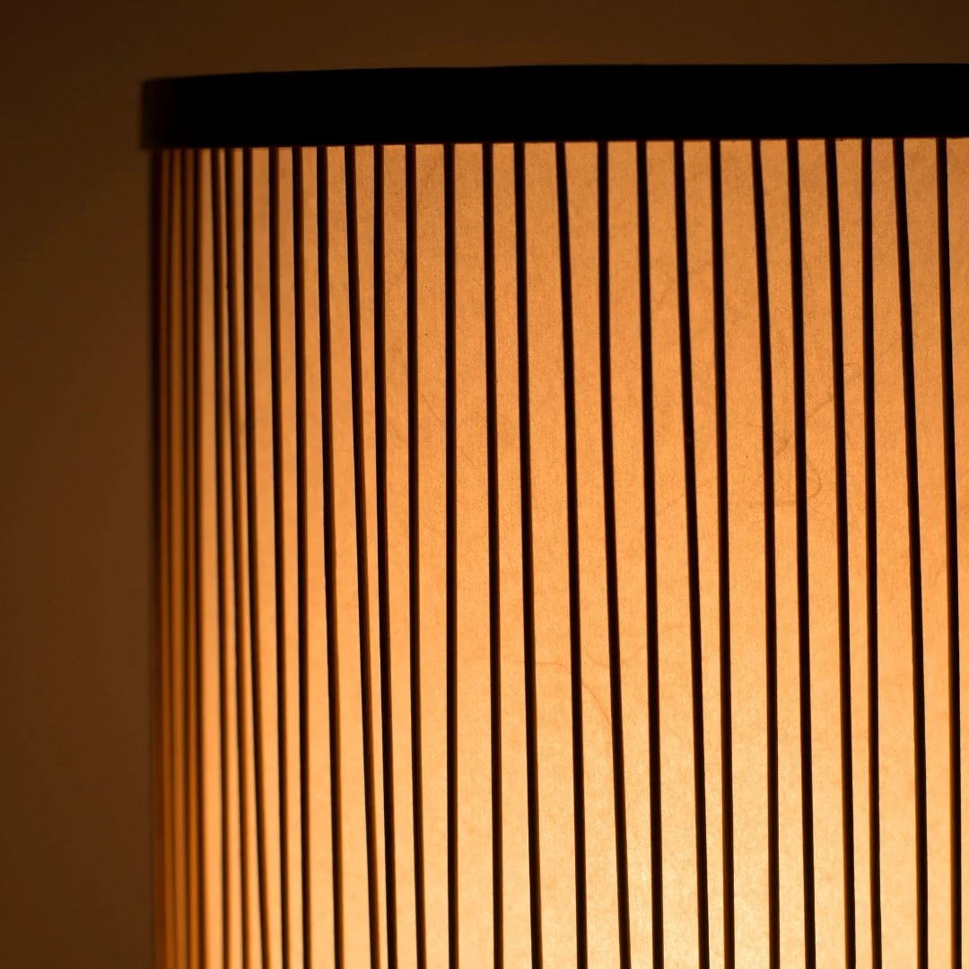 Japanese Bamboo Floor Lamp "Tutu" Small - Image 6