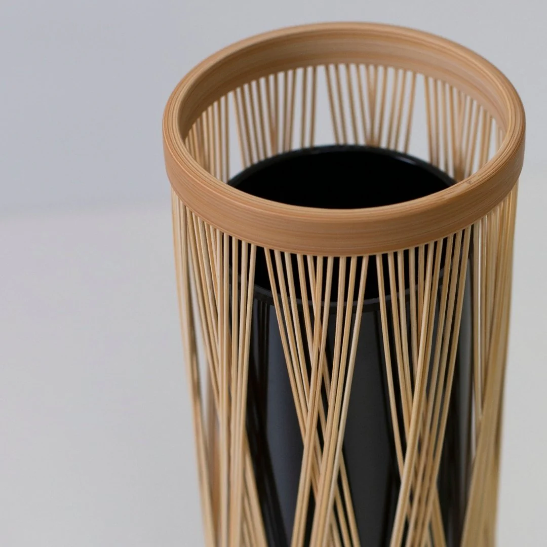 Japanese Bamboo Flower Vase “Entwined Branch” - Image 5