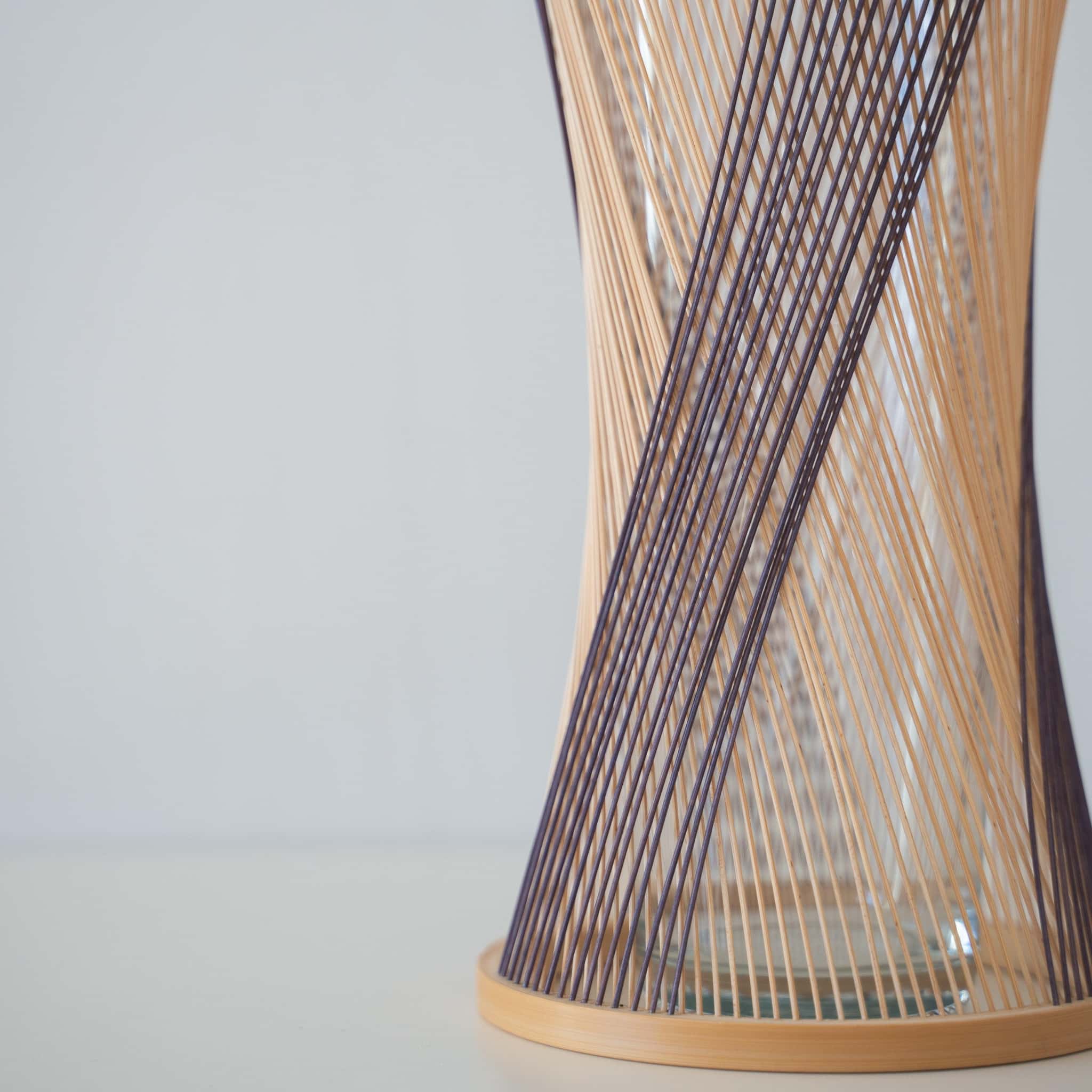 Japanese Bamboo Flower Vase "Fleeting Moment" - Image 3