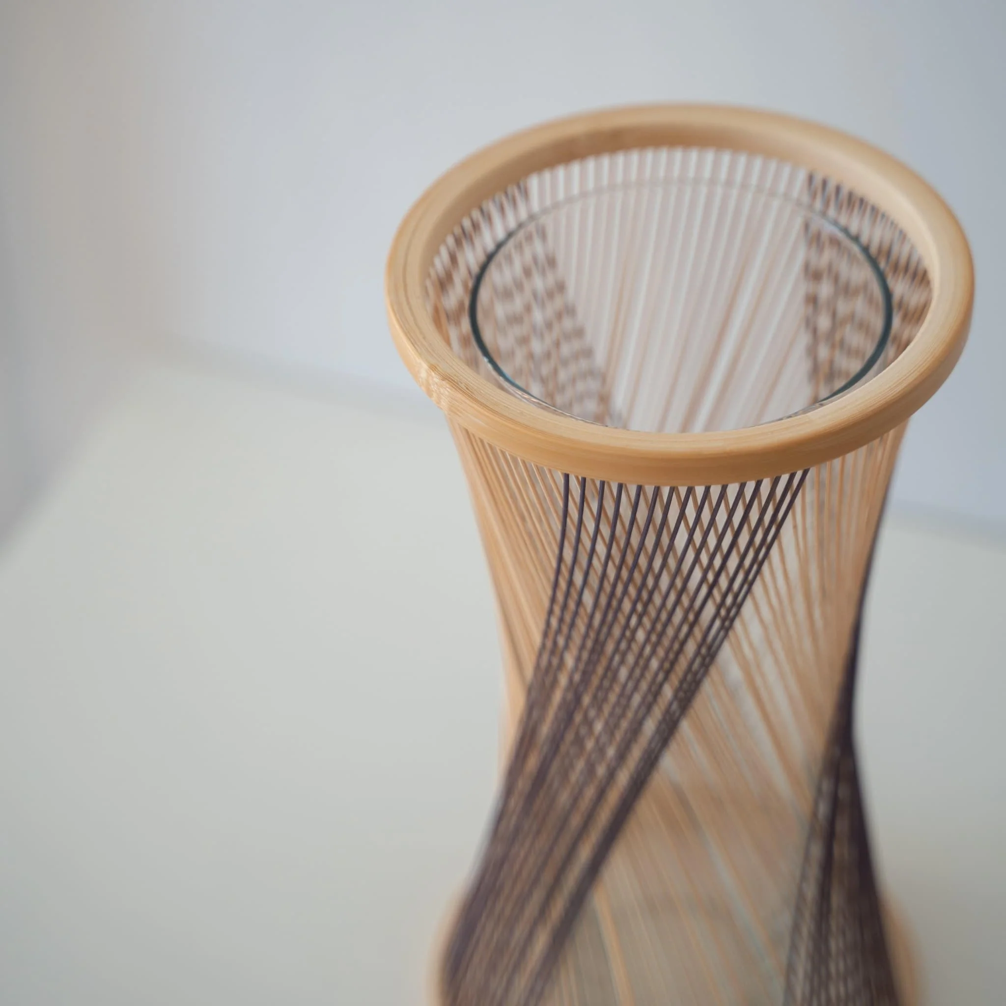 Japanese Bamboo Flower Vase "Fleeting Moment" - Image 4