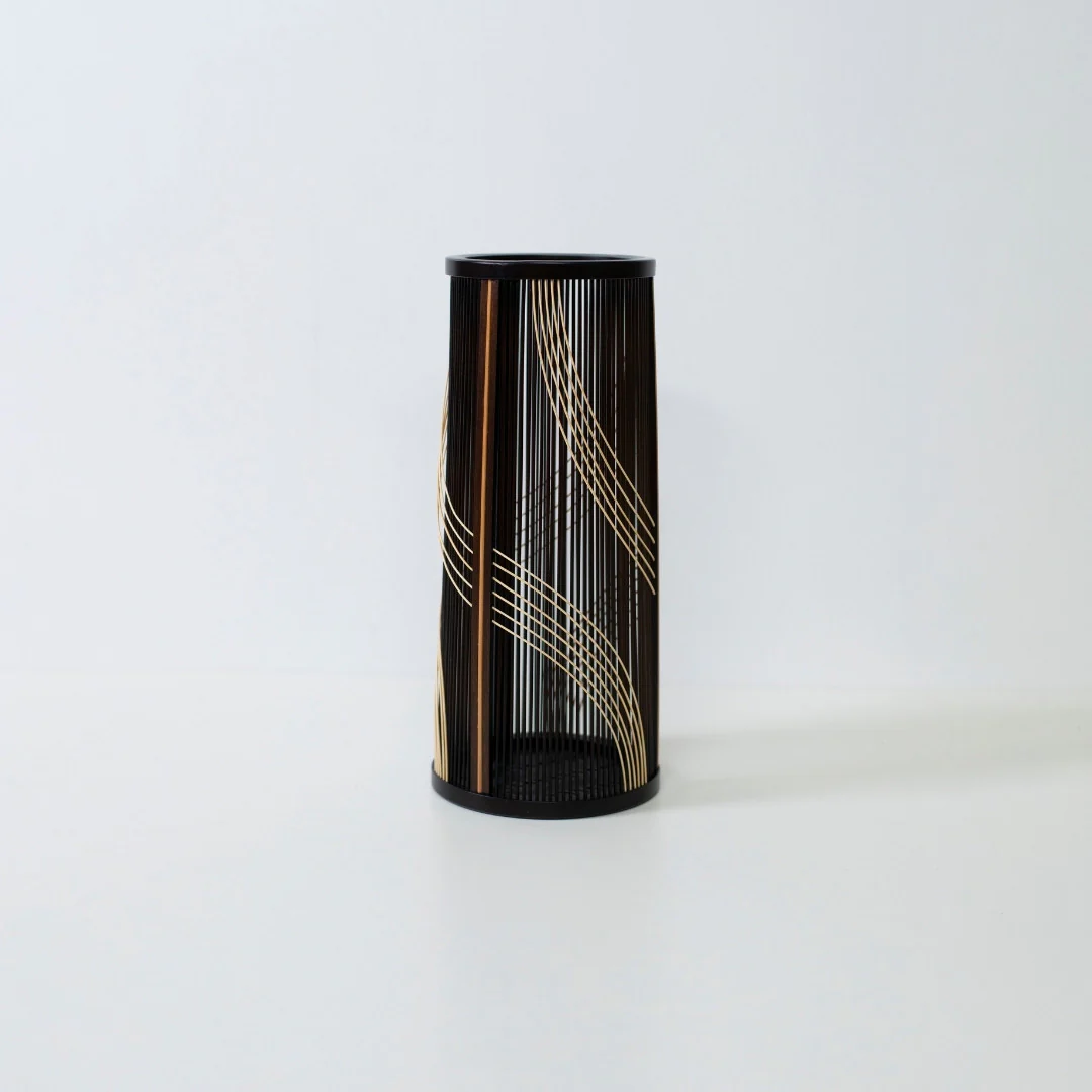 Japanese Bamboo Flower Vase “Flowing Water” - Image 4