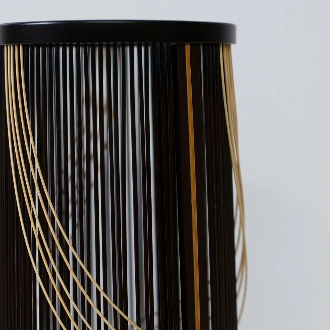 Japanese Bamboo Flower Vase “Flowing Water” - Image 5