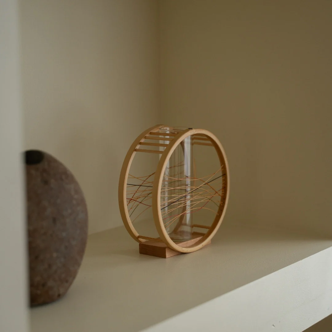 Japanese Bamboo Flower Vase “Flowing Wind” - Image 3