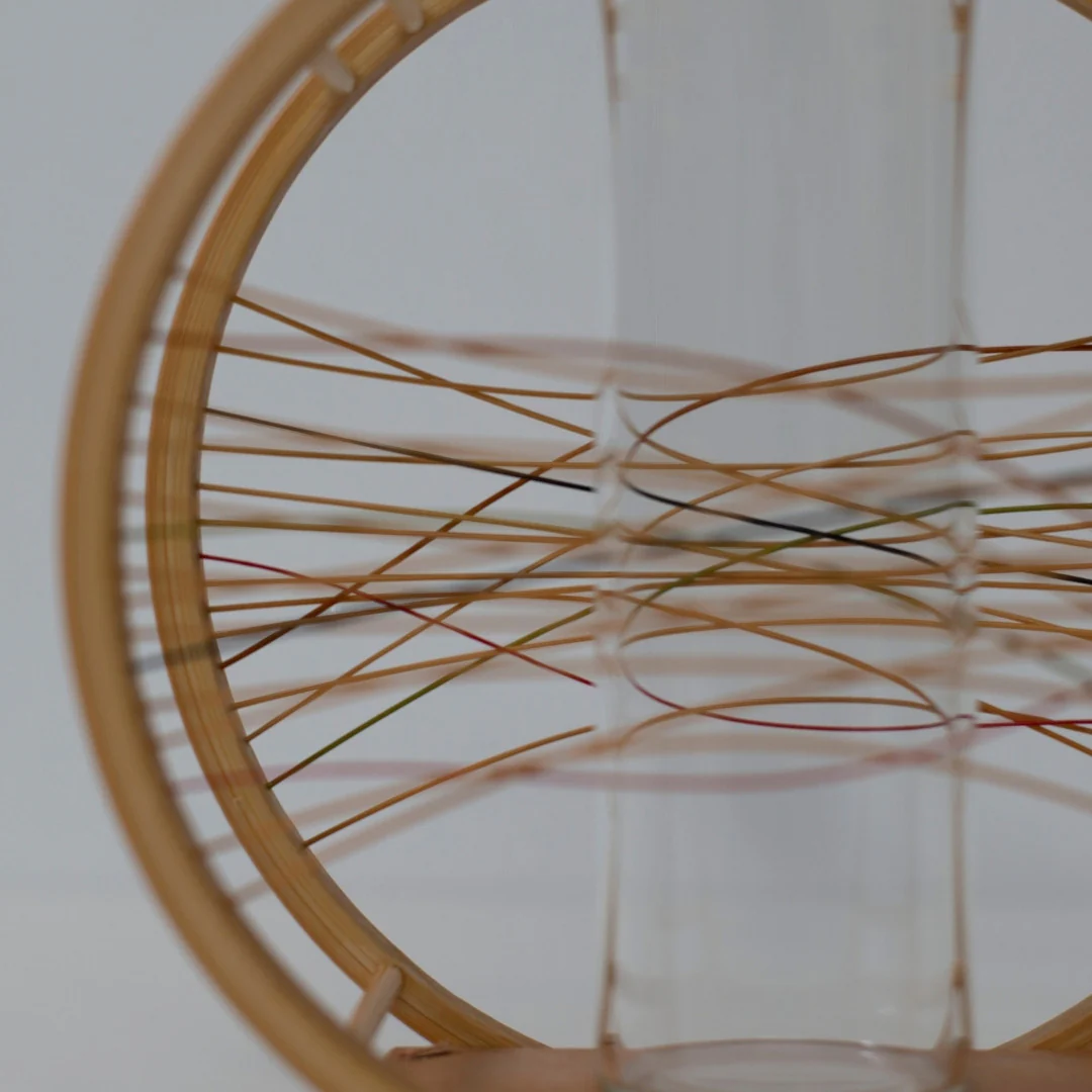 Japanese Bamboo Flower Vase “Flowing Wind” - Image 4