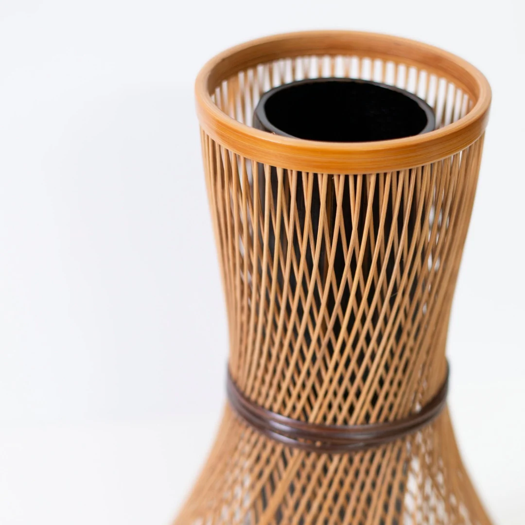 Japanese Bamboo Flower Vase “Fukuju” - Image 6