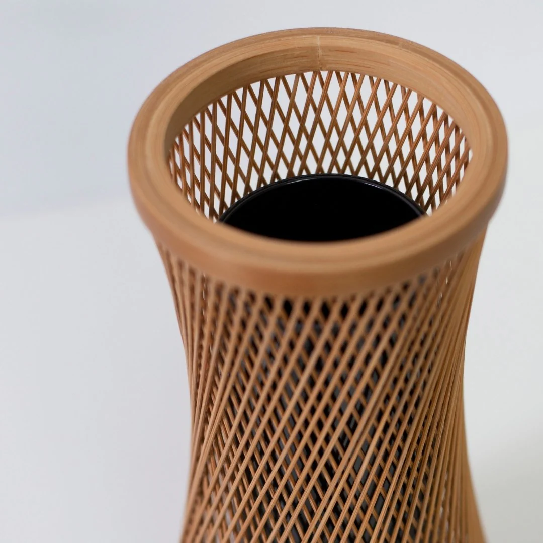 Japanese Bamboo Flower Vase “Kanon” - Image 5