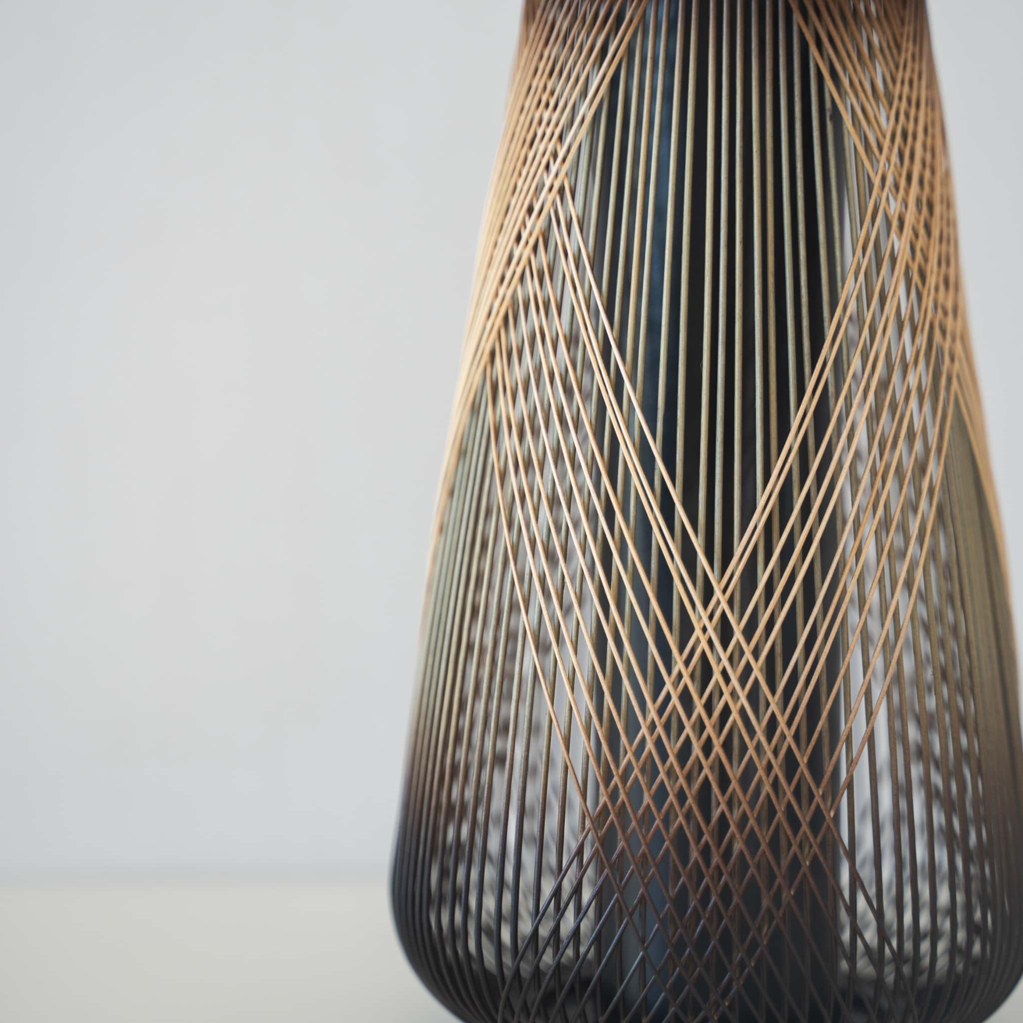Japanese Bamboo Flower Vase “Rising Dragon” - Image 4