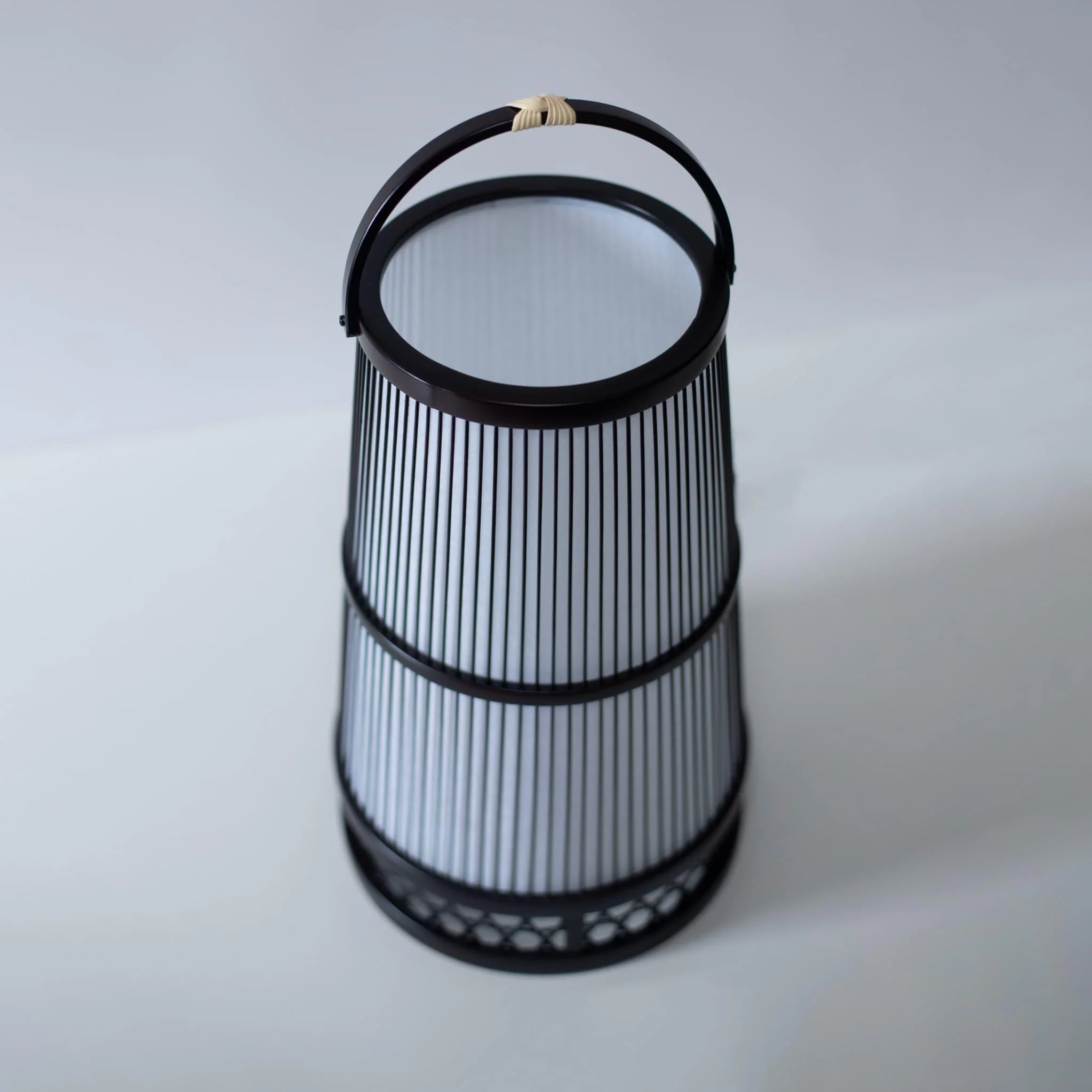Japanese Bamboo Floor Lamp "Hagoromo" - Image 10