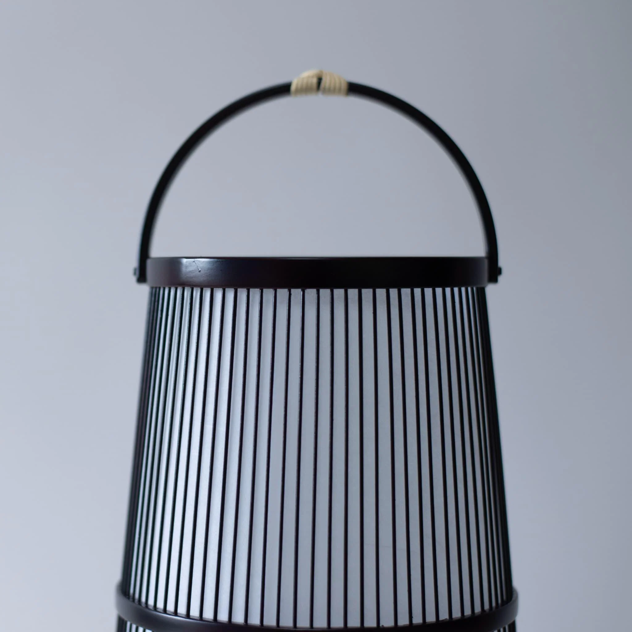 Japanese Bamboo Floor Lamp "Hagoromo" - Image 12