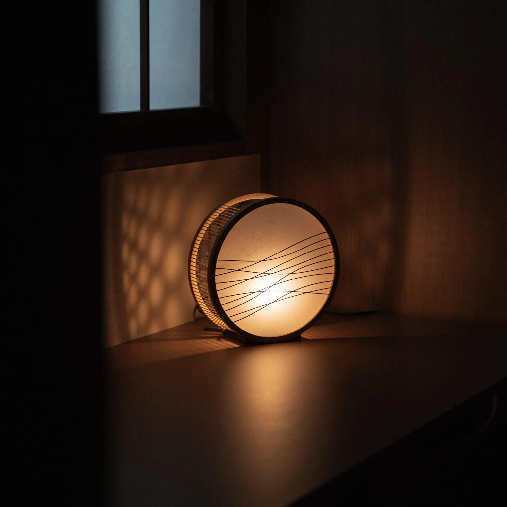 Japanese Bamboo Floor Lamp “Lantern of Shadow" - Image 3