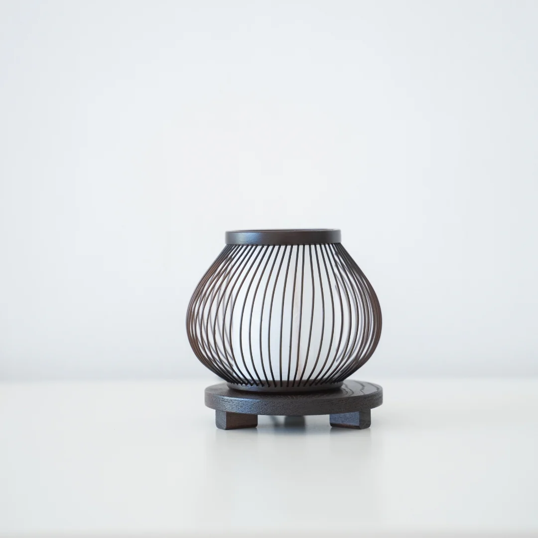 Japanese Bamboo Table Lamp “Star Droplet” - Image 6