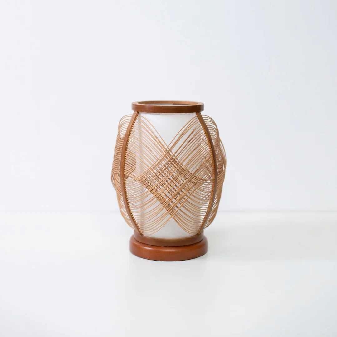 Japanese Bamboo Table Lamp "Koyou" - Image 3