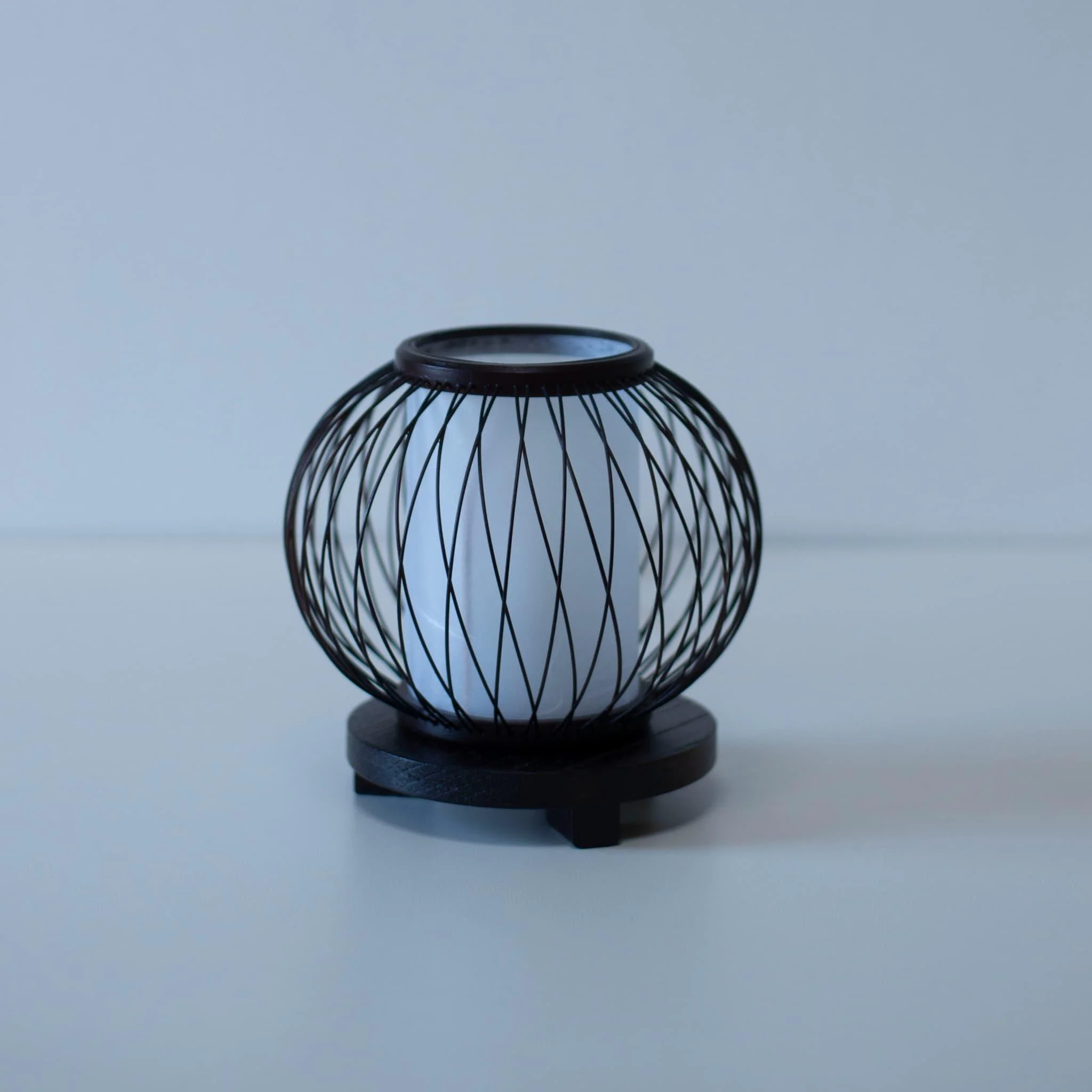 Japanese Bamboo Table Lamp "Moon Rabbit" - Image 6