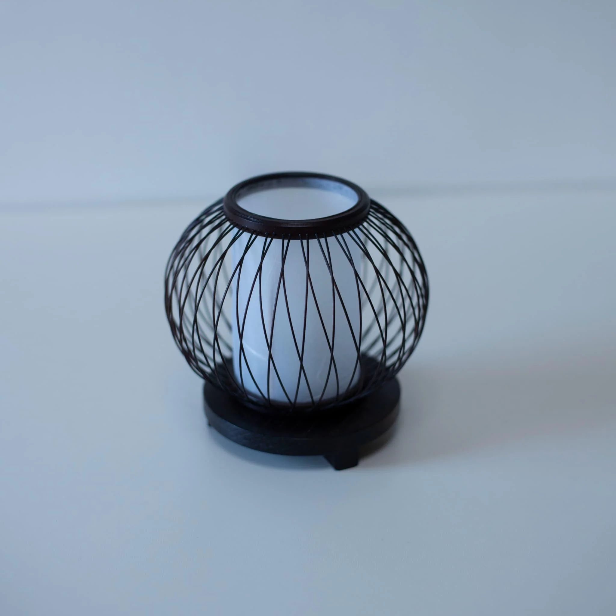 Japanese Bamboo Table Lamp "Moon Rabbit" - Image 7