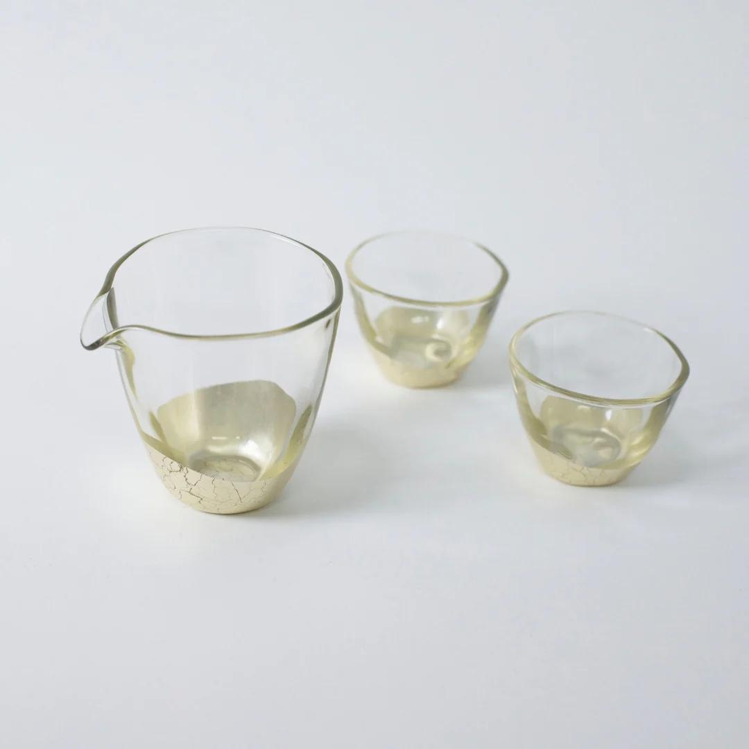 Japanese Gold Leaf Sake Set - Image 10