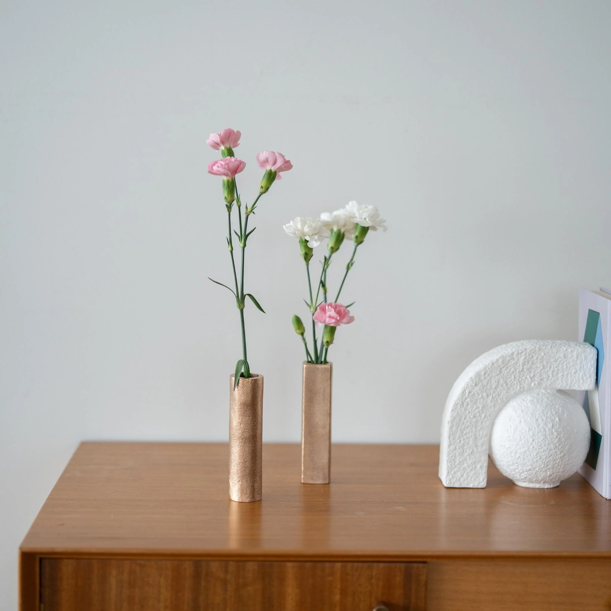 Japanese Ikebana Vase "Bush of copper" - Image 2