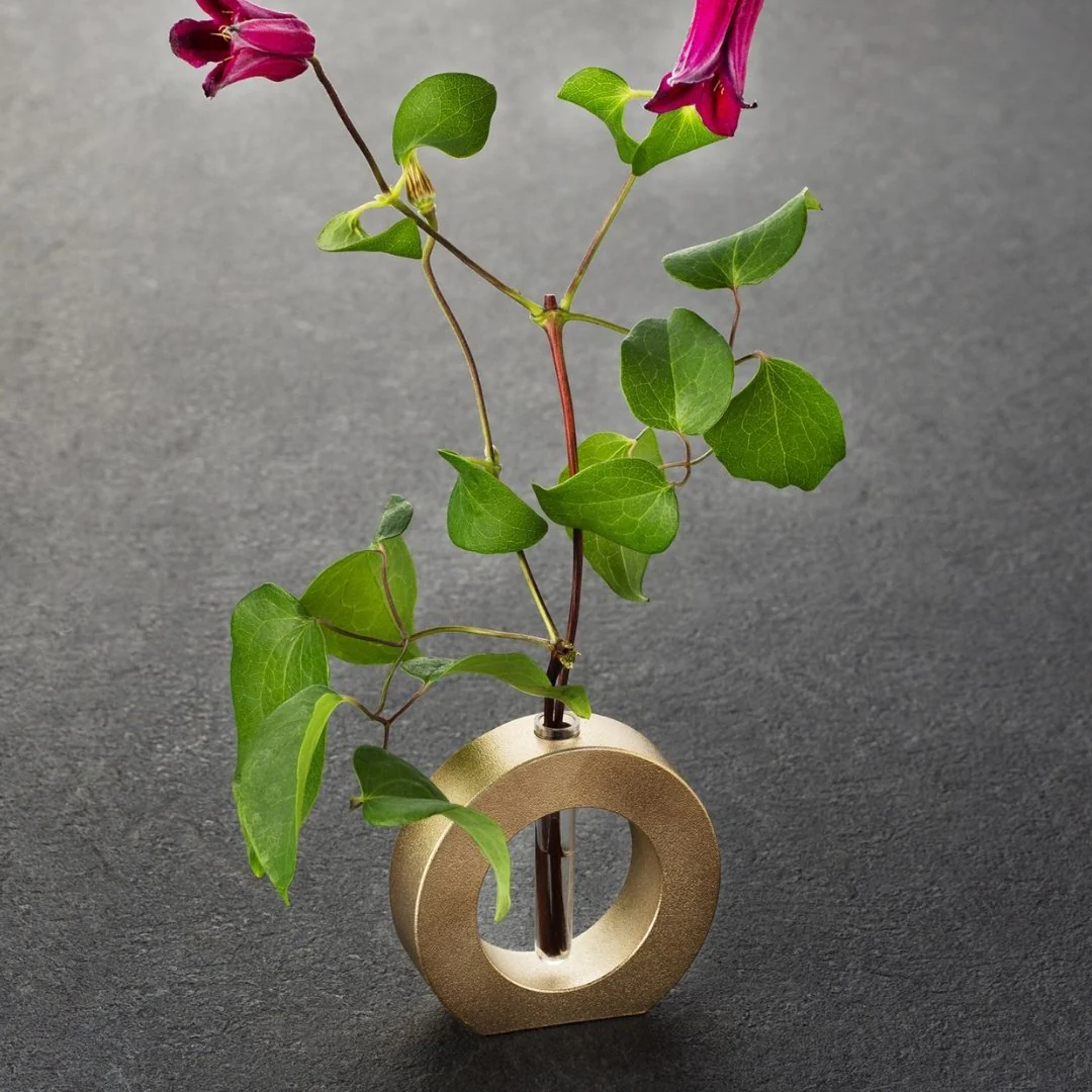 Japanese Ikebana Vase "Bush of copper" - Image 5