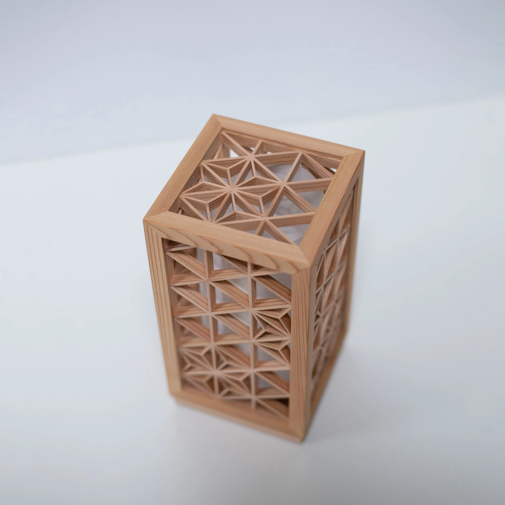 Japanese Kumiko Lantern "Asanoha" - Extra Small - Image 11