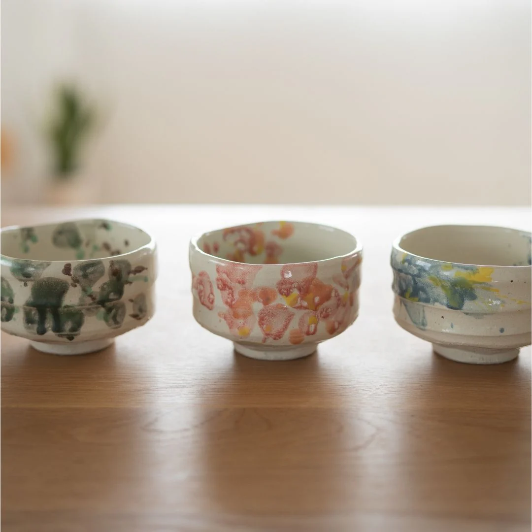 Japanese Matcha Bowl "Forest" - Image 8