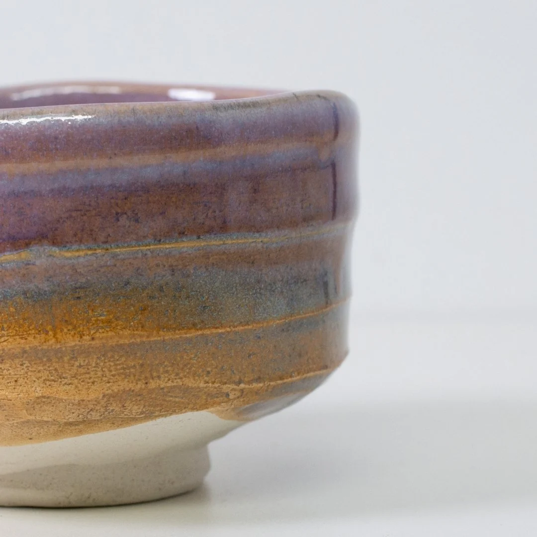 Japanese Matcha Bowl "Pale Violet Haze" - Image 3