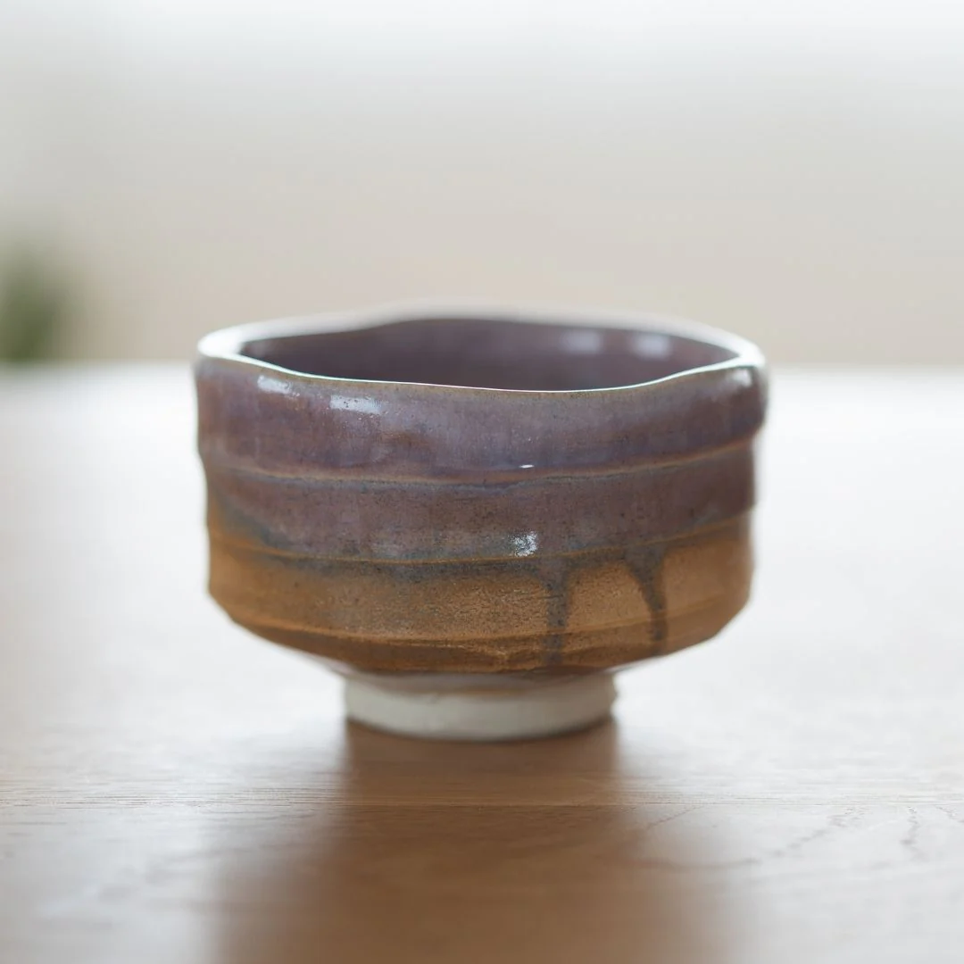 Japanese Matcha Bowl "Pale Violet Haze" - Image 5