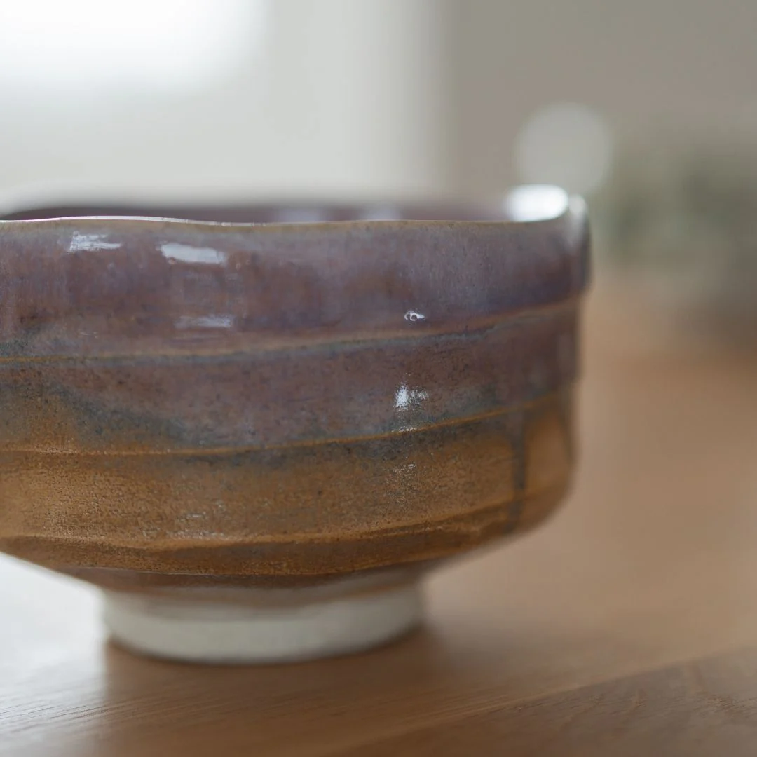 Japanese Matcha Bowl "Pale Violet Haze" - Image 6