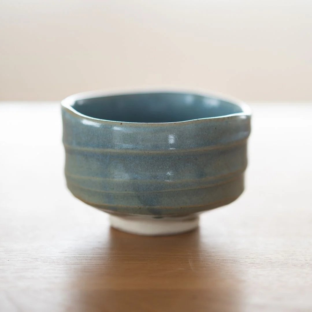 Japanese Matcha Bowl "Summer Sky" - Image 5