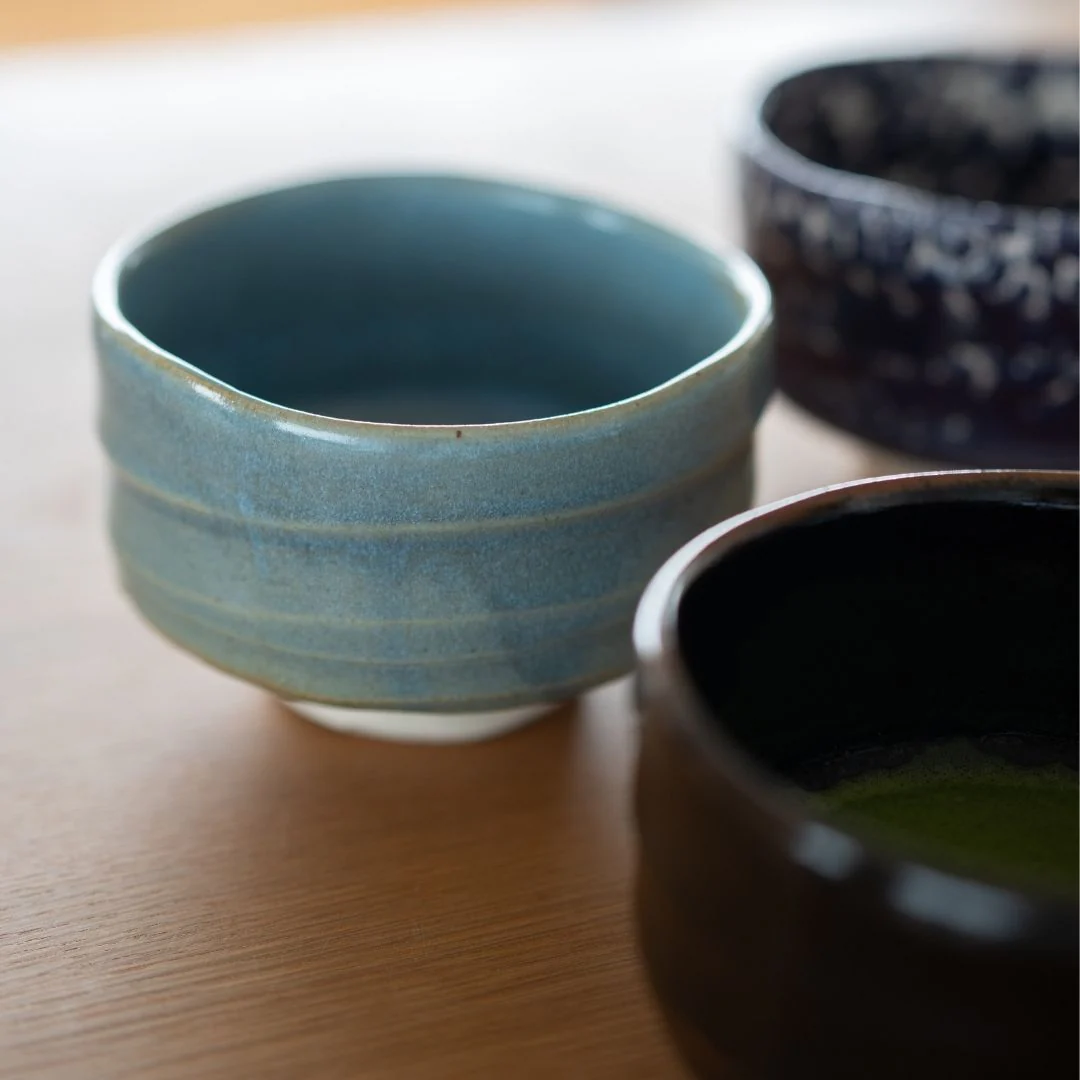 Japanese Matcha Bowl "Summer Sky" - Image 8