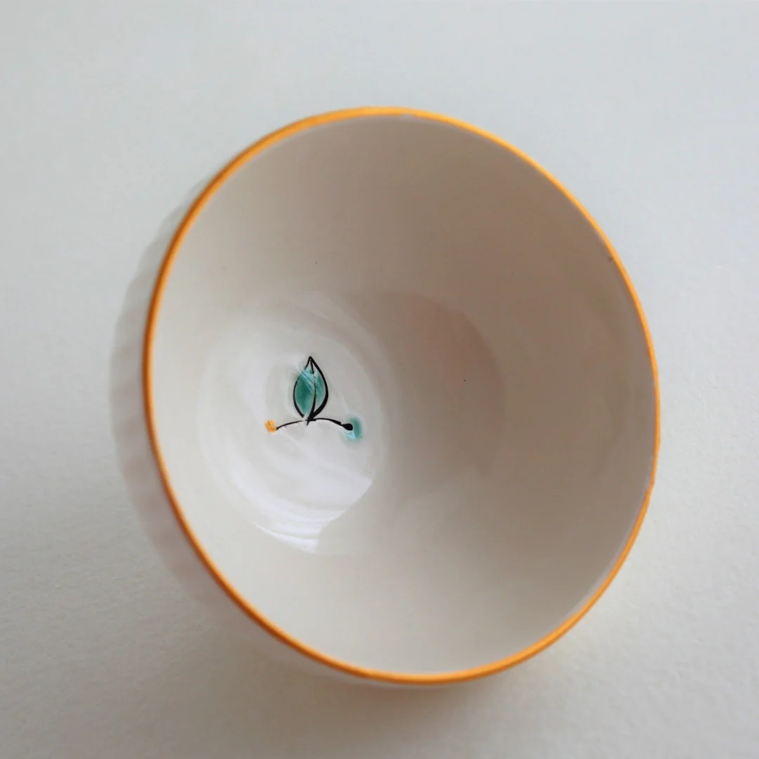 Japanese Matcha Bowl "Waraku" Moon - Image 11