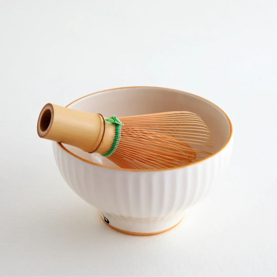 Japanese Matcha Bowl "Waraku" Moon - Image 13