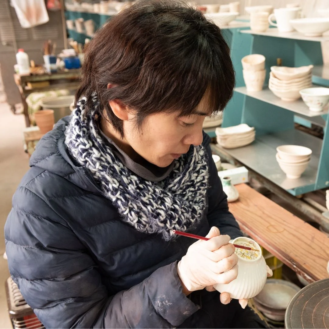 Japanese Matcha Bowl "Waraku" Moon - Image 9