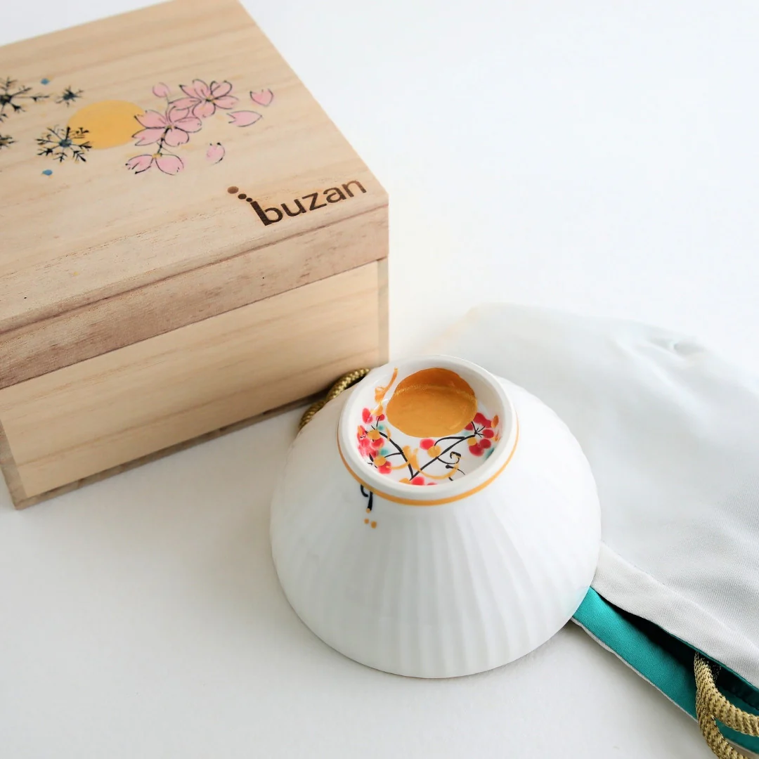 Japanese Matcha Bowl "Waraku" Moon - Image 15