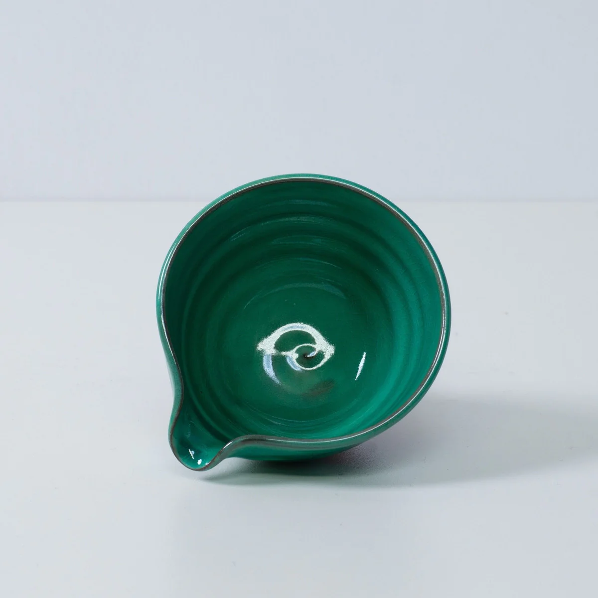 Japanese Sake Set "Emerald" - Katakuchi Carafe & 2 Cups - Image 6