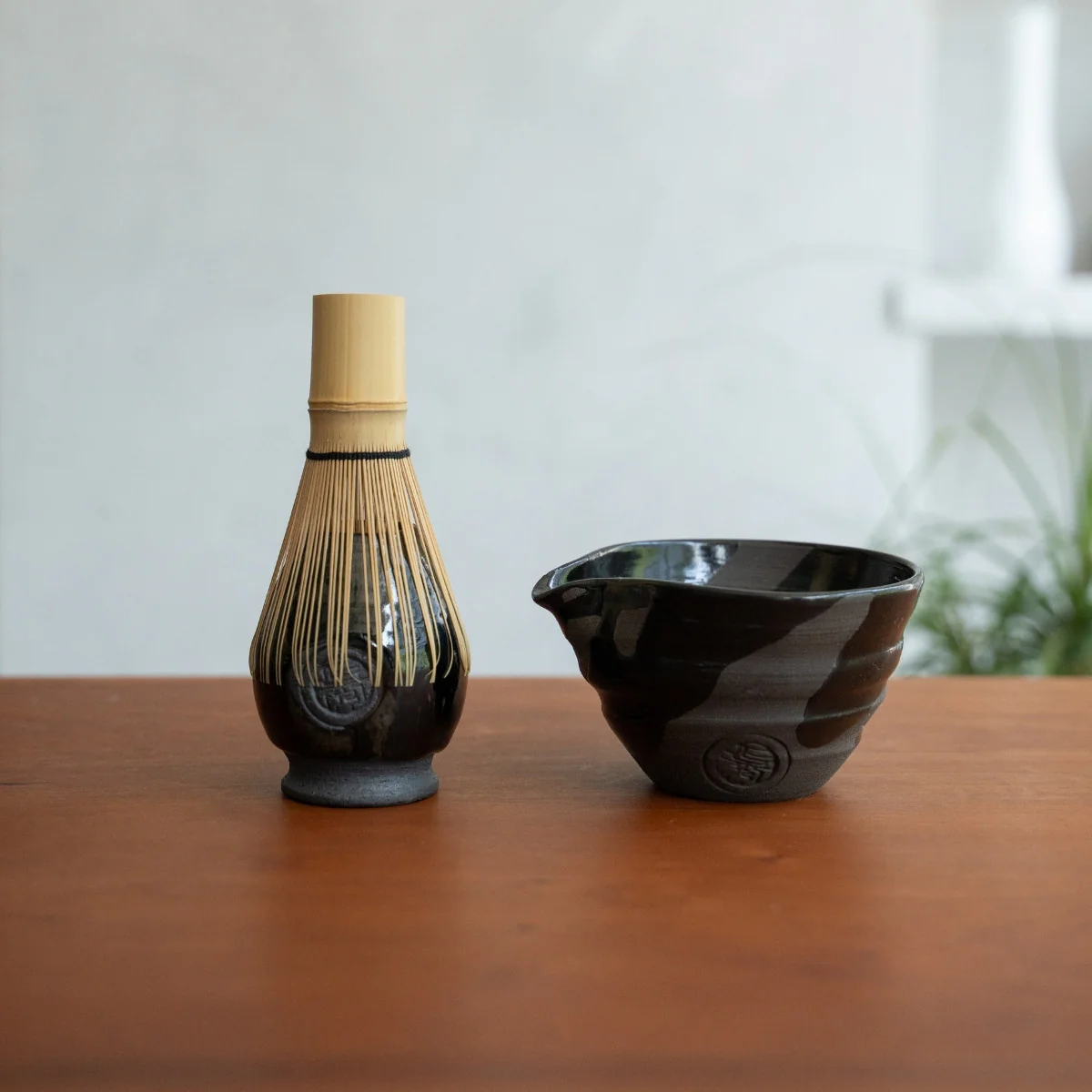 Japanese Matcha Whisk Stand "Dignity Blue" - Image 2