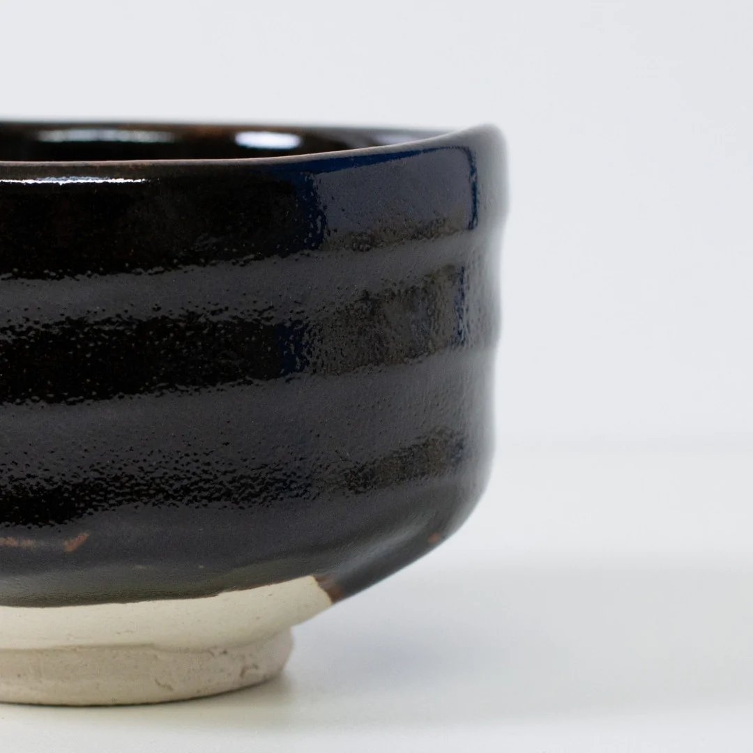 Japanese Matcha Bowl "Yuzu Black" - Image 4