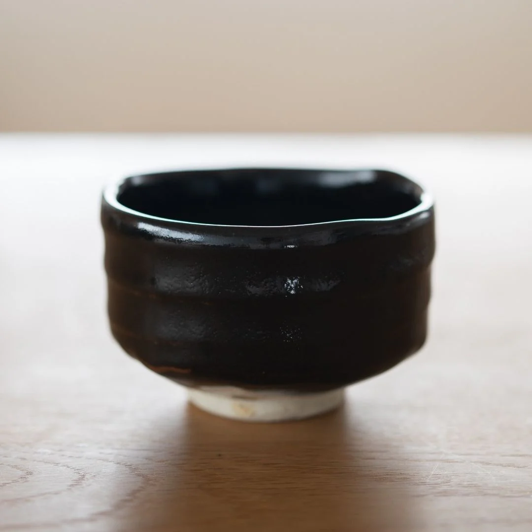Japanese Matcha Bowl "Yuzu Black" - Image 6