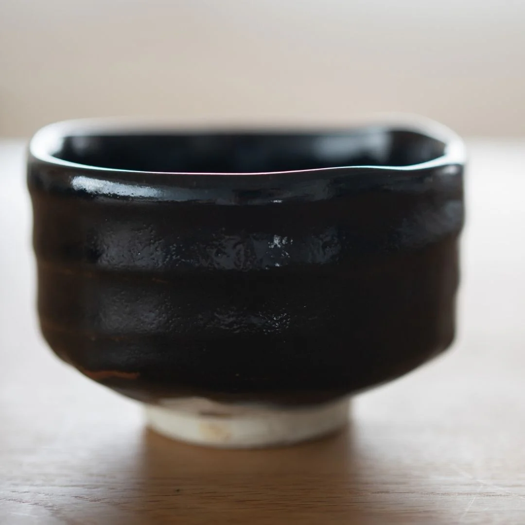 Japanese Matcha Bowl "Yuzu Black" - Image 7