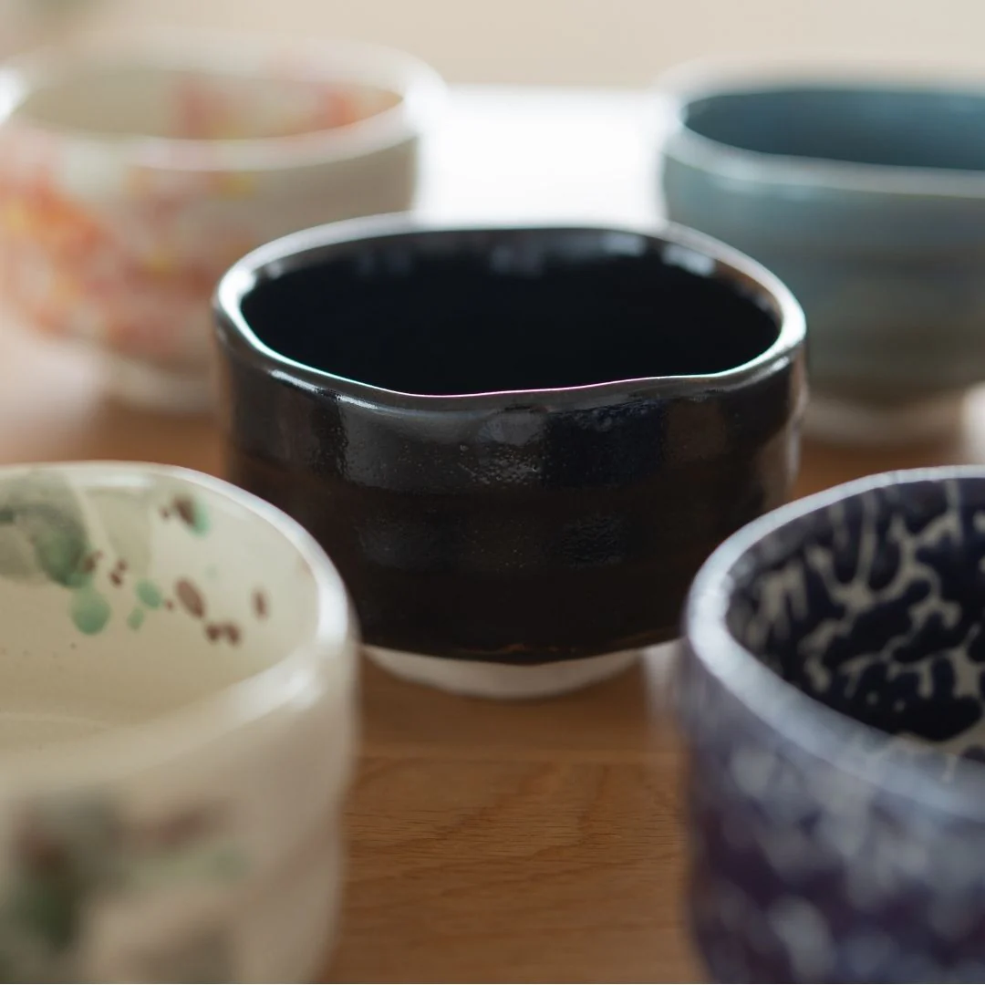 Japanese Matcha Bowl "Forest" - Image 9