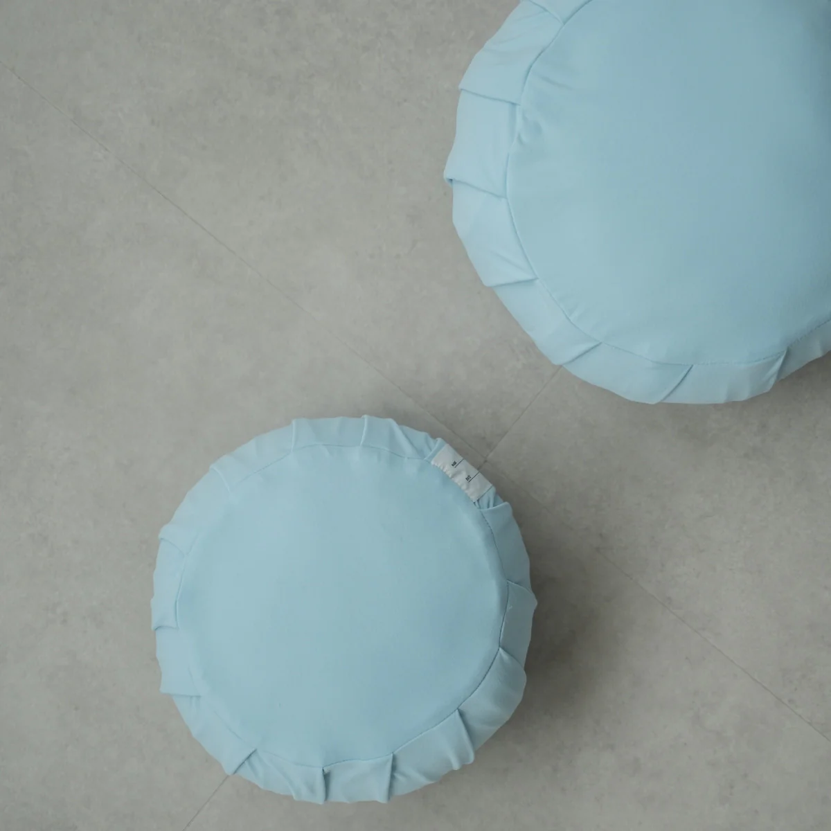 Japanese Meditation Cushion Zafu "ZAF MOMENT" Calm Blue - Image 3