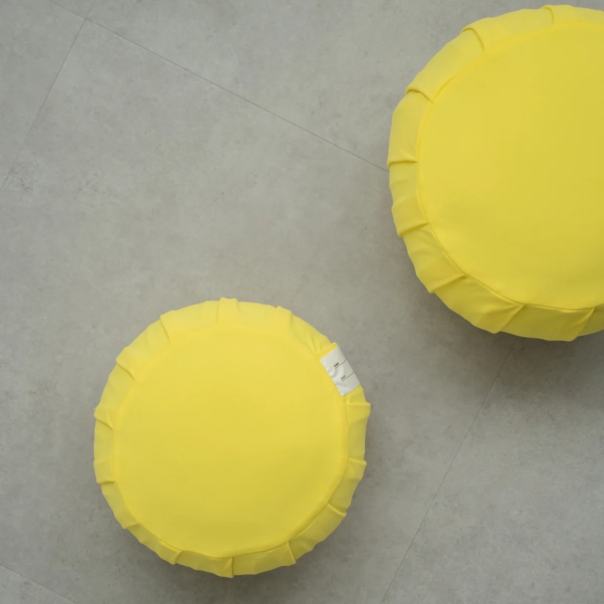 Japanese Meditation Cushion Zafu "ZAF MOMENT" Mimosa Yellow - Image 3